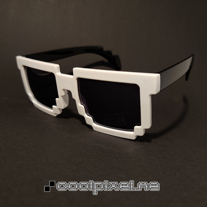 CoolPixel.me MODEL 285 – STEL hvid m sorte vinger, blank, LINSE normal – STR 14,3