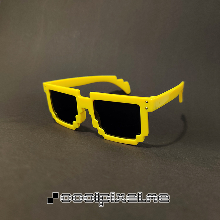 CoolPixel.me MODEL 123 – STEL gul, blank, LINSE – STR 12,5(BØRN)