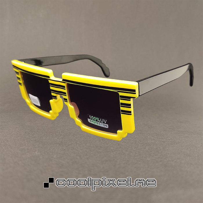 CoolPixel.me MODEL 225 – STEL gul m sorte striber, blank, LINSE gradueret – STR 14,4