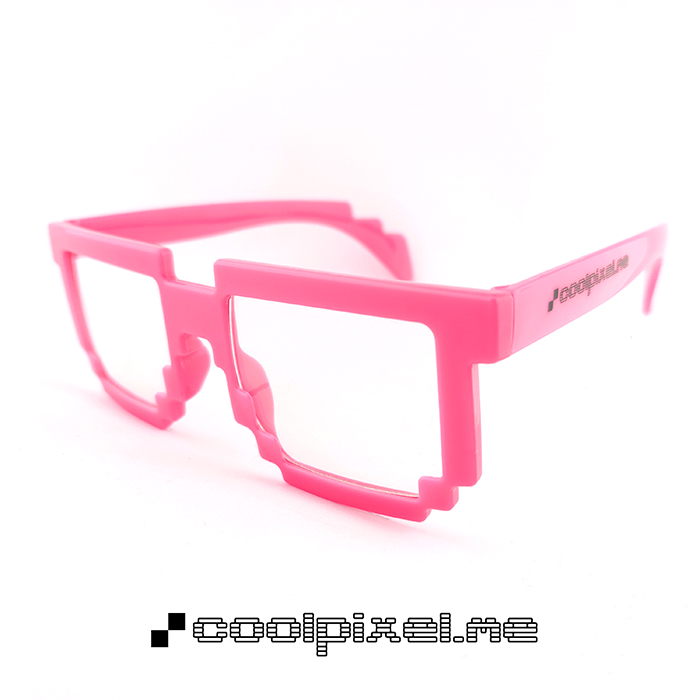MODEL 238 – STEL lyse pink, blank, LINSE gennemsigtig – STR 14,4