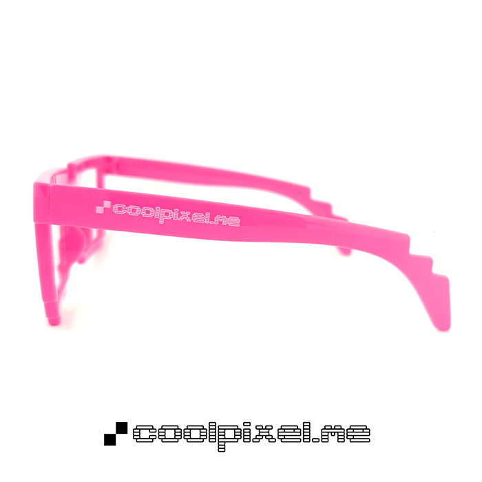 MODEL 239 - STEL mørke pink, blank, LINSE gennemsigtig - STR 14,4 - PRIS 200 - photo light box w LOGO - 2