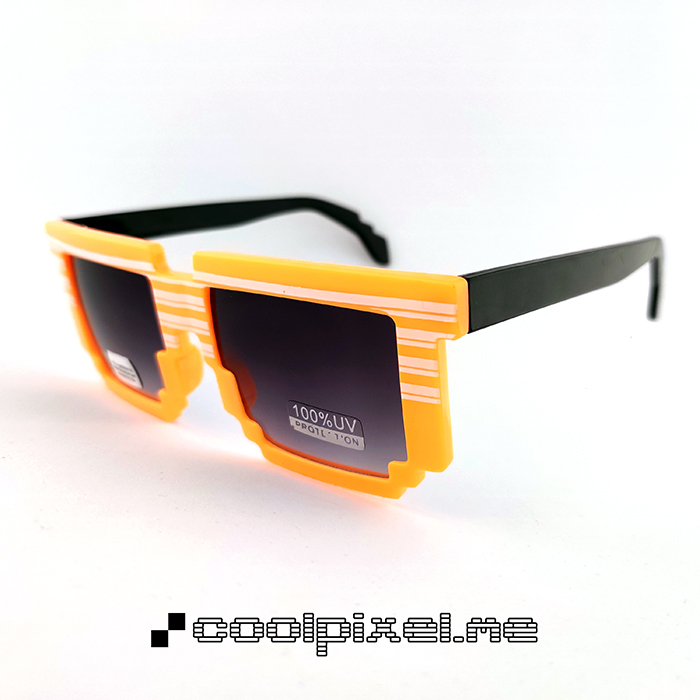 MODEL 258 – STEL orange m hvide striber, blank, LINSE gradueret – STR 14,4
