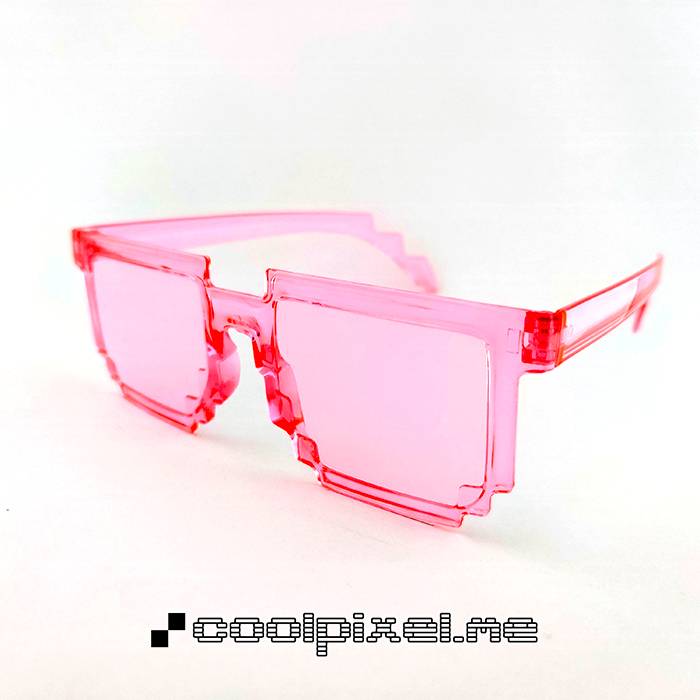 MODEL 206 – STEL gennemsigtig pink, blank, LINSE gennemsigtig gradueret pink blå – STR 14,4