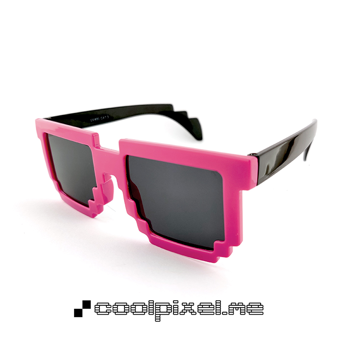 MODEL 292 – STEL Rubin pink m sorte vinger, blank, LINSE normal – STR 14,4