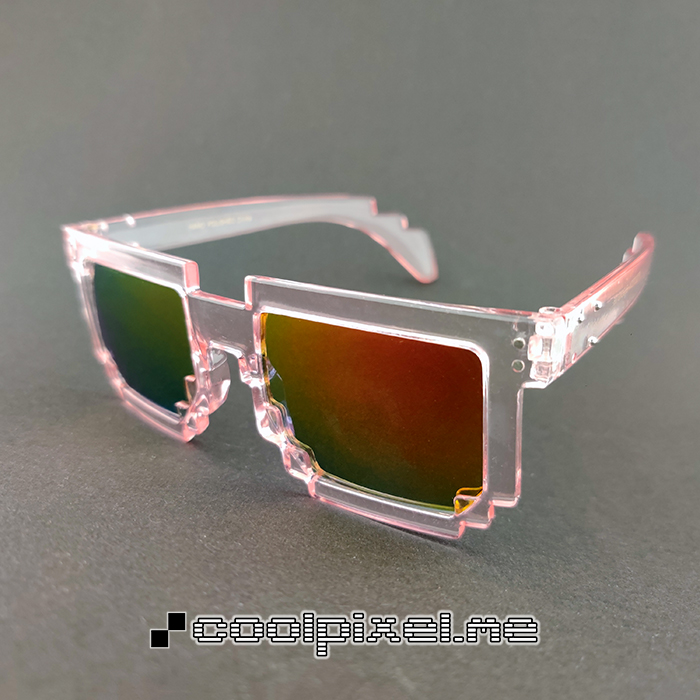 MODEL 269 – STEL semitransparent pink, blank, LINSE orange grøngul spejl – STR 14,5