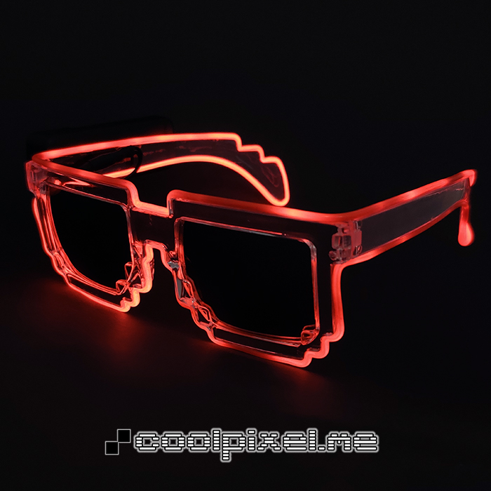 MODEL 187 – STEL gennemsigtig EL rød, blank, LINSE spejl – STR 14,3