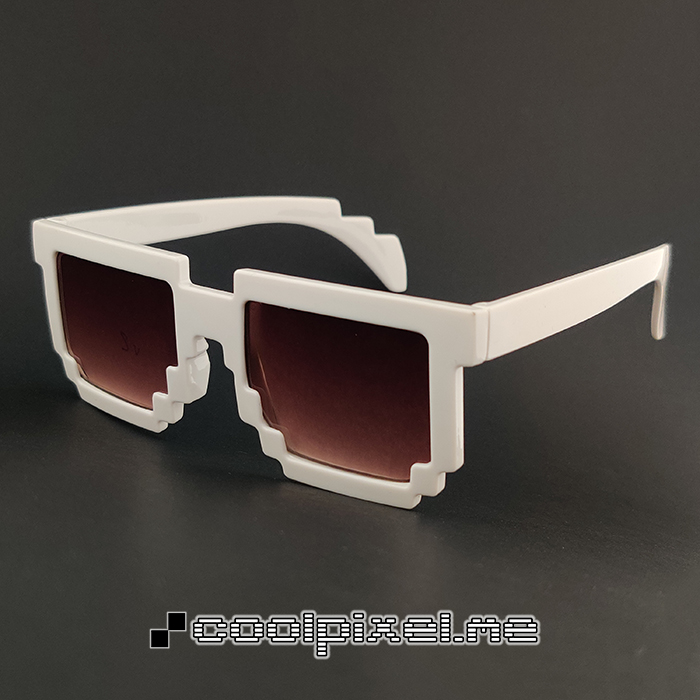 MODEL 113 – STEL hvid blank, LINSE gradient brown lilla – STR 14,2