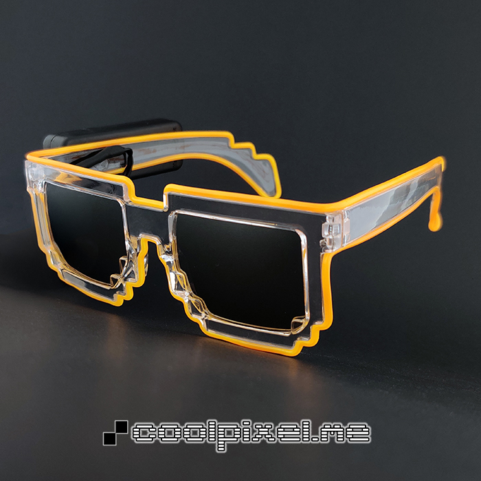 MODEL 190 - STEL gennemsigtig EL gul, blank, LINSE spejl - STR 14,3 - PRIS 250 - photo light box w LOGO